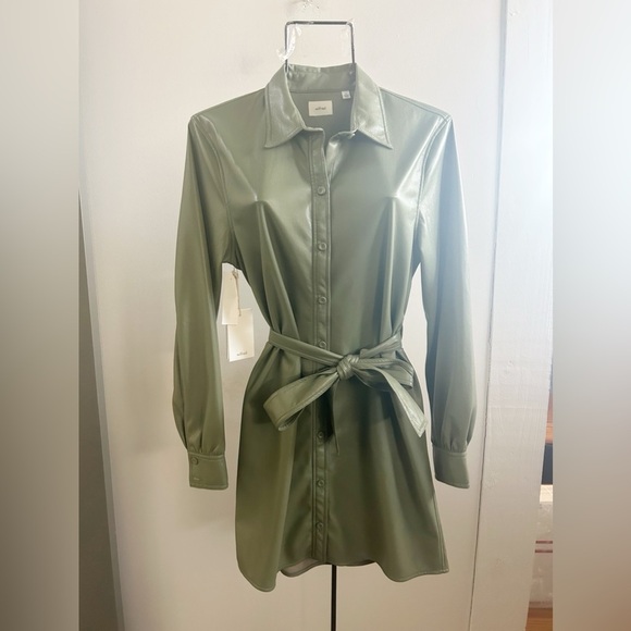 Aritzia | Wilfred Caroline Dress green - Picture 1 of 5